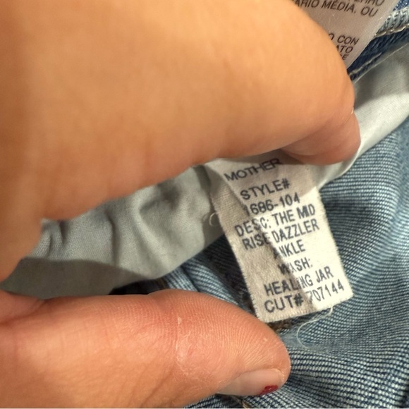 Mother Jeans The Mid Rise Dazzler Ankle in Healing Jar - Picture 7 of 7